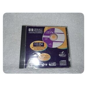 Hewlett Packard CD-RW 650MB/74MIN 4X MultiRead Compatible‎ Disc